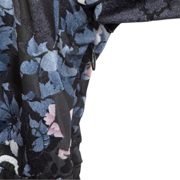 Lulus Divine Radiance Black Floral Burnout Velvet Long Sleeve Bodysuit, Size XS - Picture 7 of 10